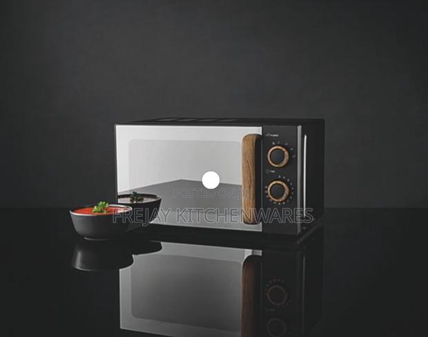 George Home 700w Textured Black Scandi Microwave