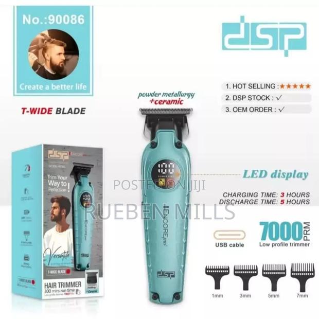 T-Wide Blade DSP Professional Skin Shaving Machine Beard Trimmer