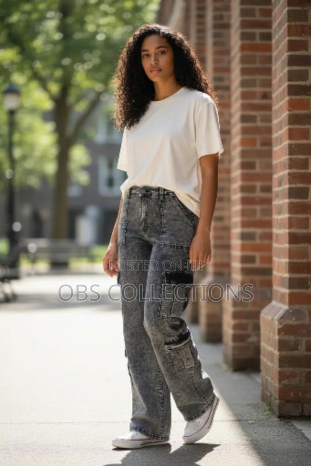 Cargo Jeans Trousers