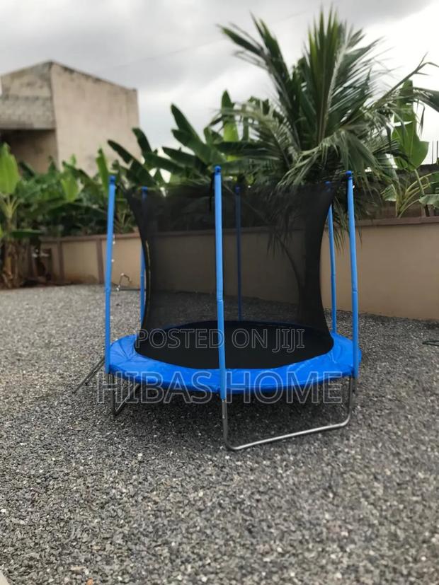 8ft Trampoline With Ladder and Safety Net photo 2