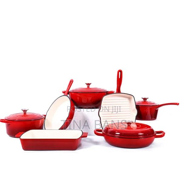 7set Cast Iron Pots