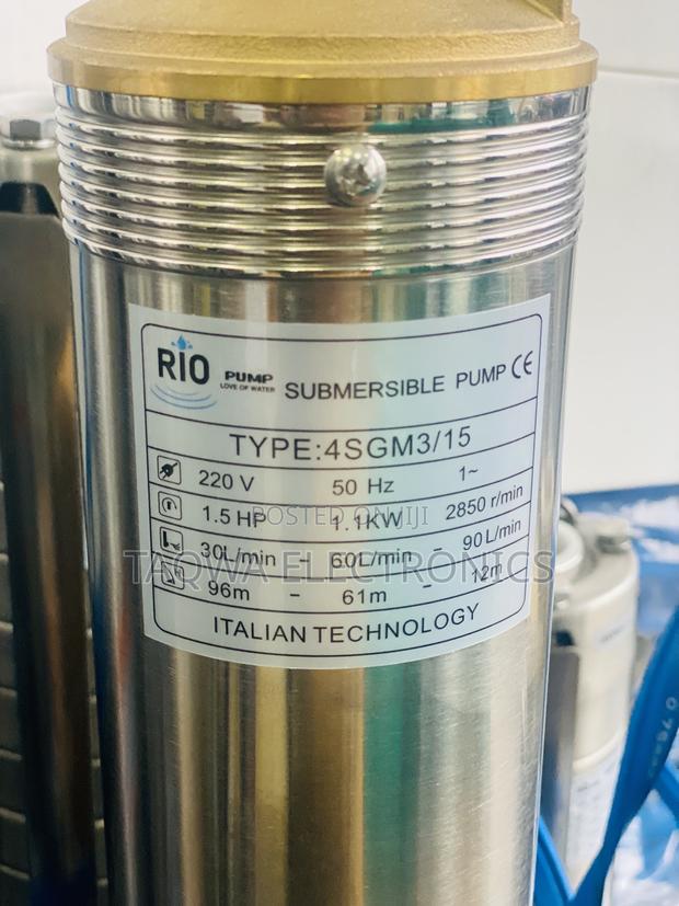 Quality Rio Submersible Borehole Pump 1.5hp · Photo 4