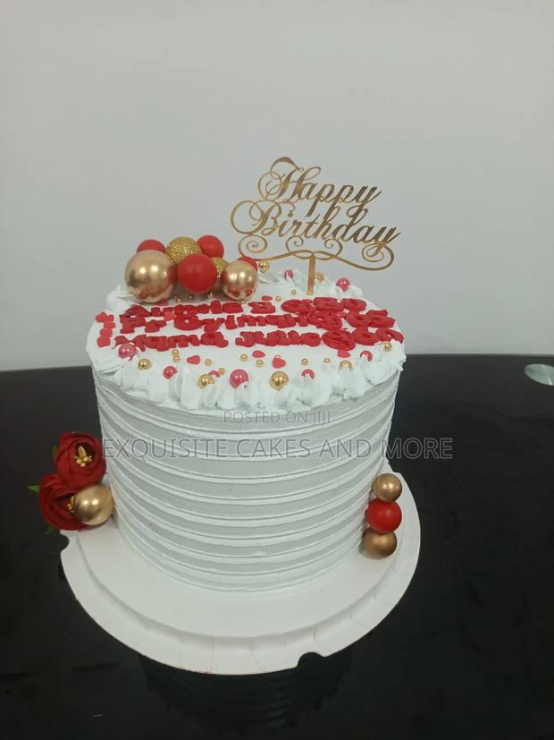 Big Red and White/Anniversary Cake, Order Now · Photo 4