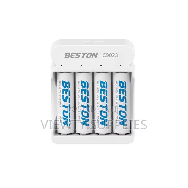 3300mah Beston Rechargeable Aa Battery With 4 Bay Aa/Aaa Usb Charger photo 4