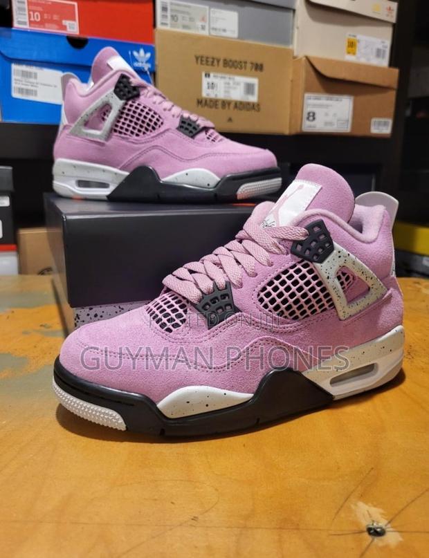 Pink Air Jordan 4