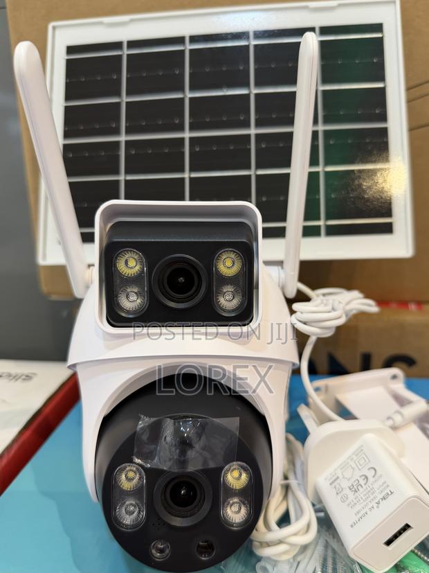 Solar Camera 4g All Sim 4mp 2 Way Audio Full Color Ai Human Detector photo 4