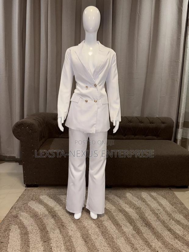 White Women's Suit- Light Material