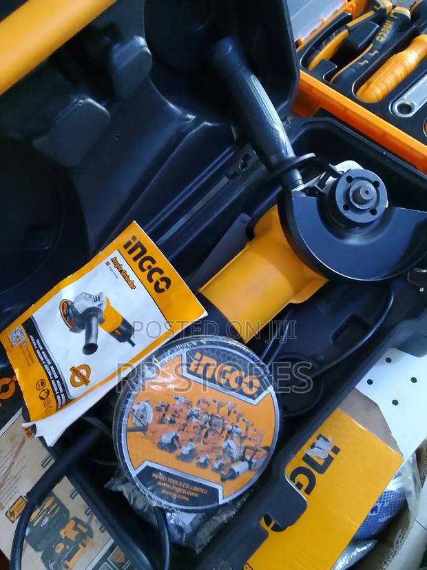 Ingco Angle Grinder 950w With Case and 10pcs Dics · Photo 3