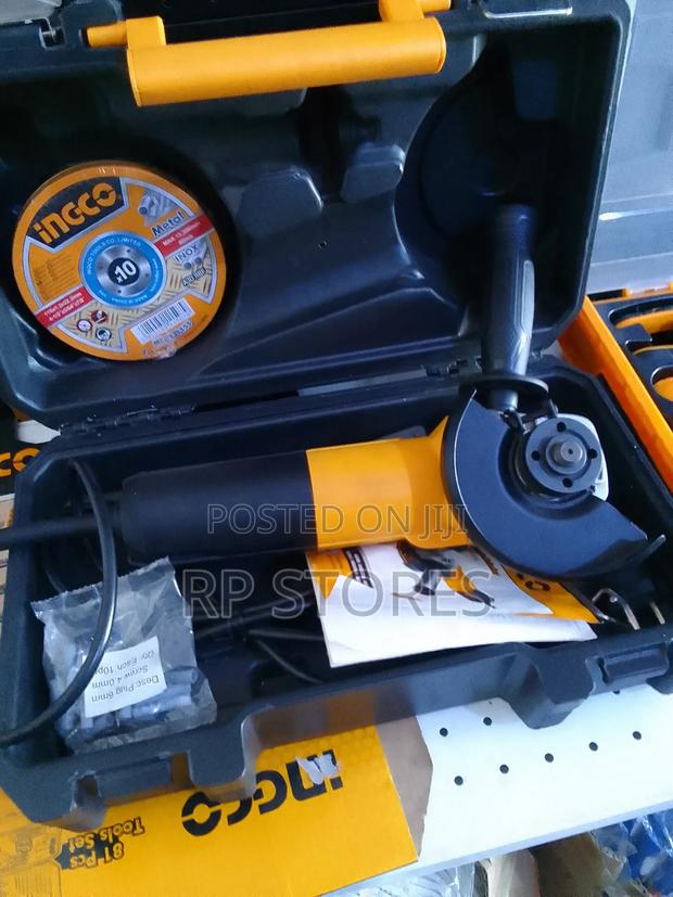 Ingco Angle Grinder 950w With Case and 10pcs Dics · Photo 4