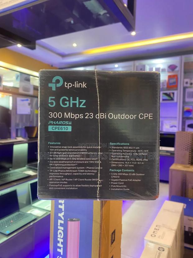 Tp-Link Cpe610 5ghz 300mbps 23dbi Outdoor Cpe photo 4