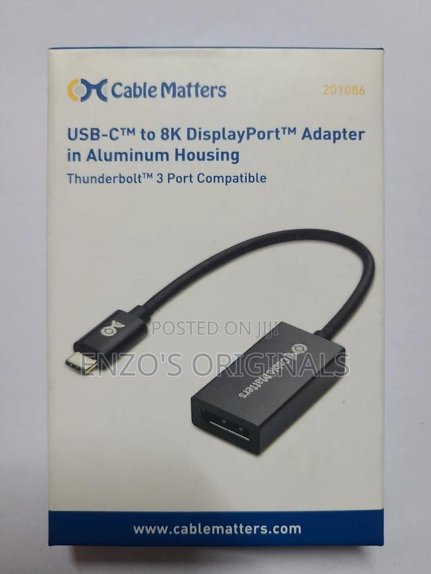 Usb-c To 8k Display Port Adapter High Resolution & Quality