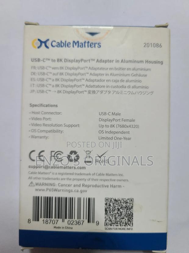 Usb-c To 8k Display Port Adapter High Resolution & Quality photo 2