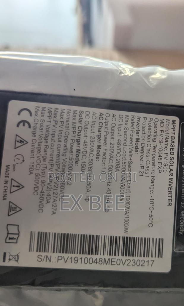 Must Pv1900exp 10kva Solar Inverter photo 4