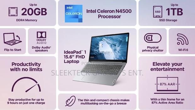 New Laptop Lenovo Ideapad 3 8GB Intel Core i5 SSD 256GB photo 2