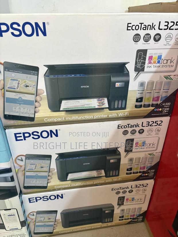 Epson Ecotank L3252 Print Scan Copy Colour Printer · Photo 3