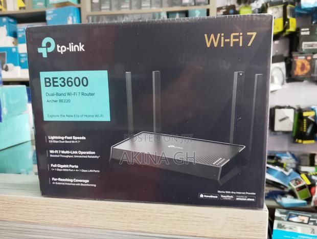 TP-Link Archer Be220 Be3600 Dual-Band Wi-Fi 7 Router · Photo 3