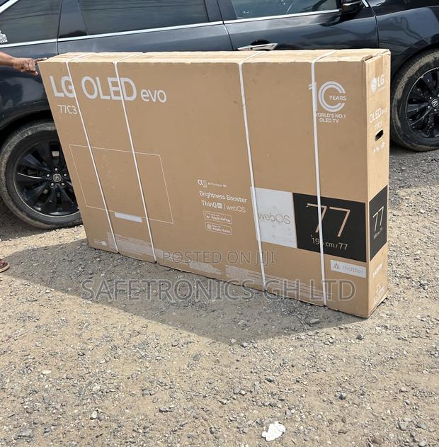 Elegant Lg 73 Inch Oled Android Frameless Uhd 77c3 Tv · Photo 3