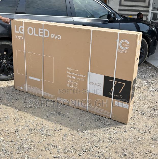 Elegant Lg 73 Inch Oled Android Frameless Uhd 77c3 Tv · Photo 4
