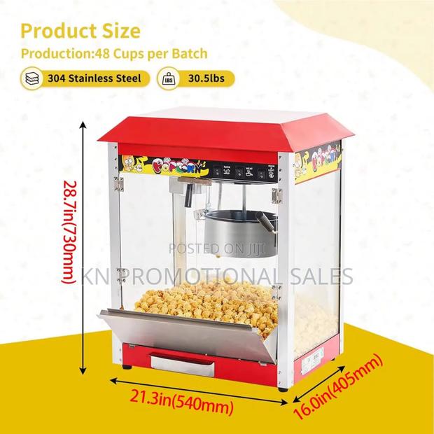 Popcorn Machine With Warmer photo 3