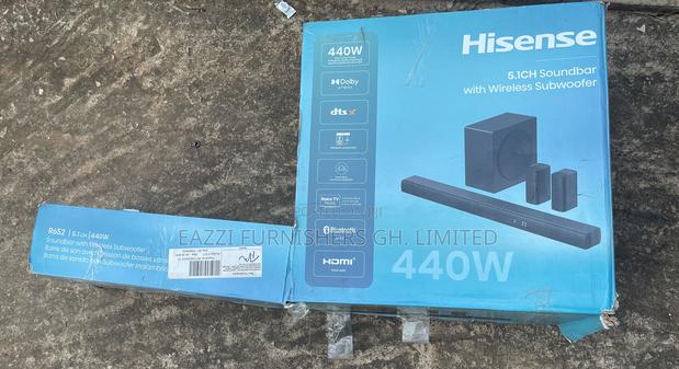 Hisense 5.1ch Soundbar With Wireless Subwoofer 440 Watts 2 Sourrounds photo 2