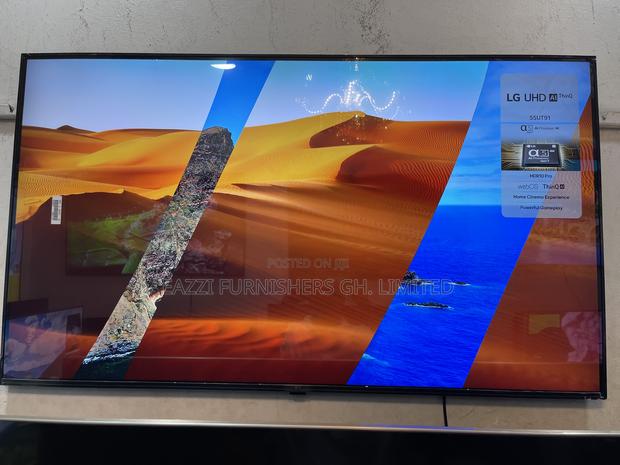 Lg 55 Inches Uhd HDR Smart Satellite 2024/25 Series 9 Apple Play Tv photo 2