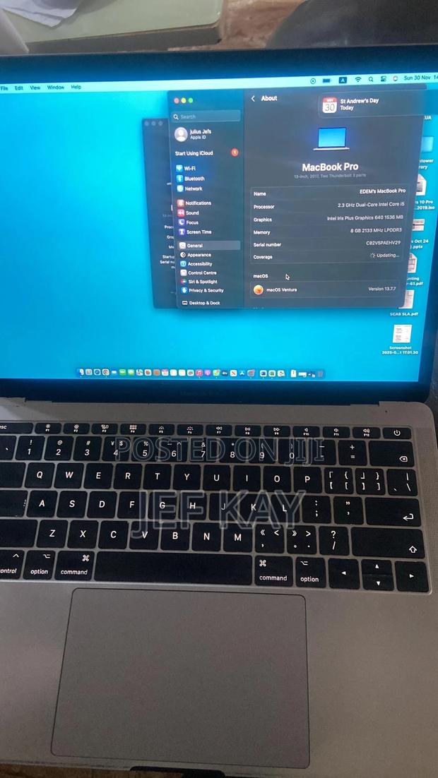 Laptop Apple MacBook Pro 2017 8GB Intel Core I5 SSD 128GB