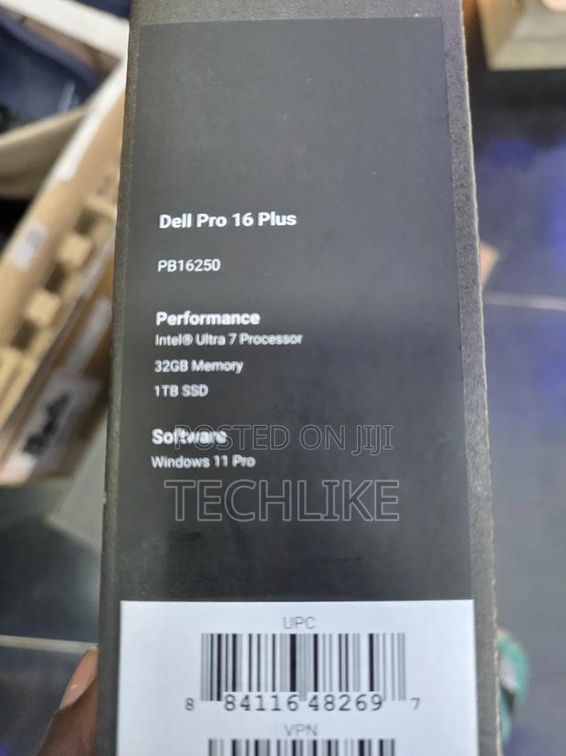 New Laptop Dell Pro 16 32GB Intel Core Ultra 7 SSD 1T photo 2