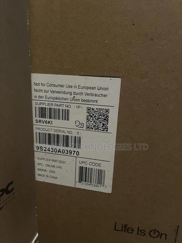 Apc Ups Easy - Srv6ki ( 6kva ) 230v photo 2