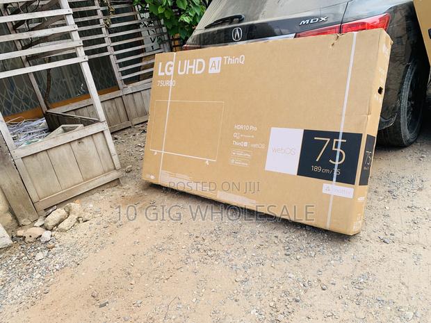High Quality Slim 75”Ur80 Uhd Smart Glossy Television