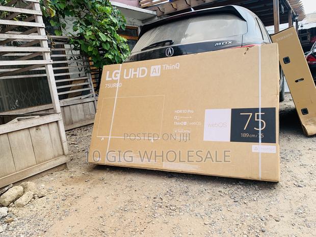 High Quality Slim 75”Ur80 Uhd Smart Glossy Television photo 2