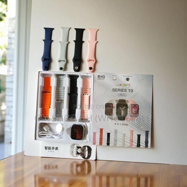 Laxasfit Series 10 Smartwatch 8 in 1 Set (636836) photo 2