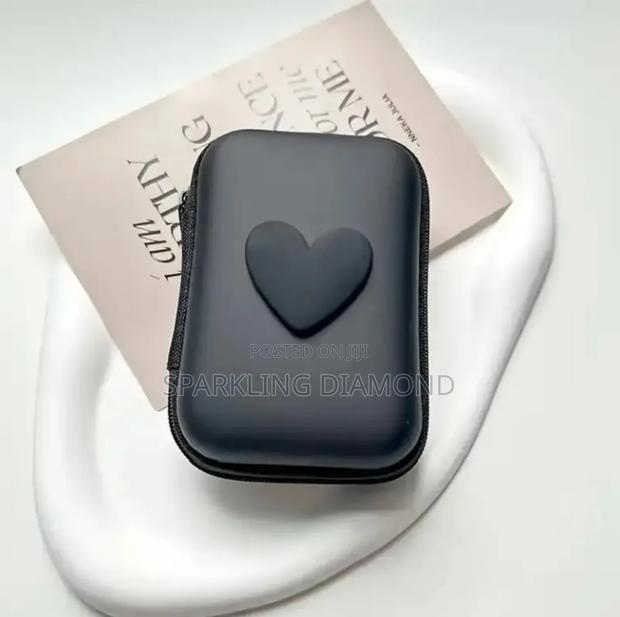 Heart-Shaped Mini Storage Case for Cables Earphones photo 3