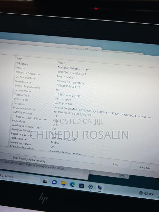 Laptop HP EliteBook 830 G6 8GB Intel Core i5 SSD 256GB photo 4