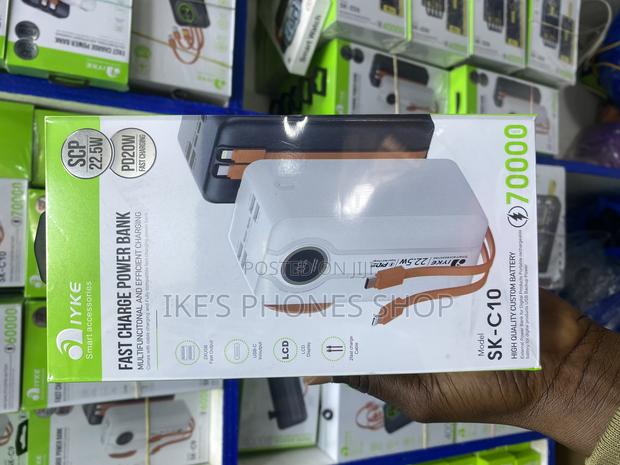 Iyke High Quality and Multifunctional Fast Charge Power Bank 70000mah