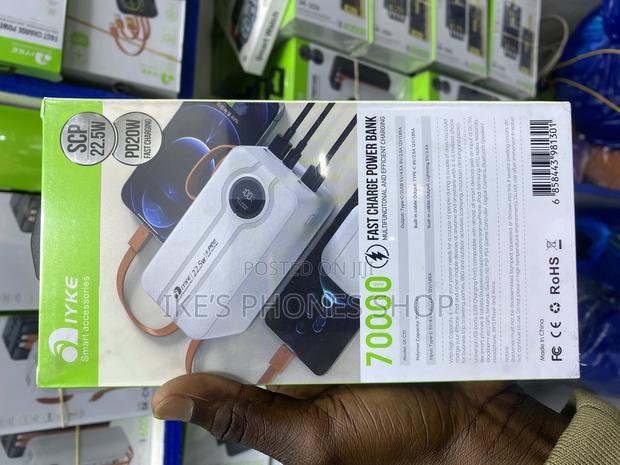 Iyke High Quality and Multifunctional Fast Charge Power Bank 70000mah photo 2