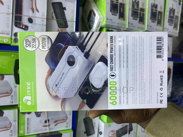 Iyke High Quality and Multifunctional Fast Charge Power Bank 60000 photo 2