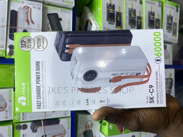 Iyke High Quality and Multifunctional Fast Charge Power Bank 60000