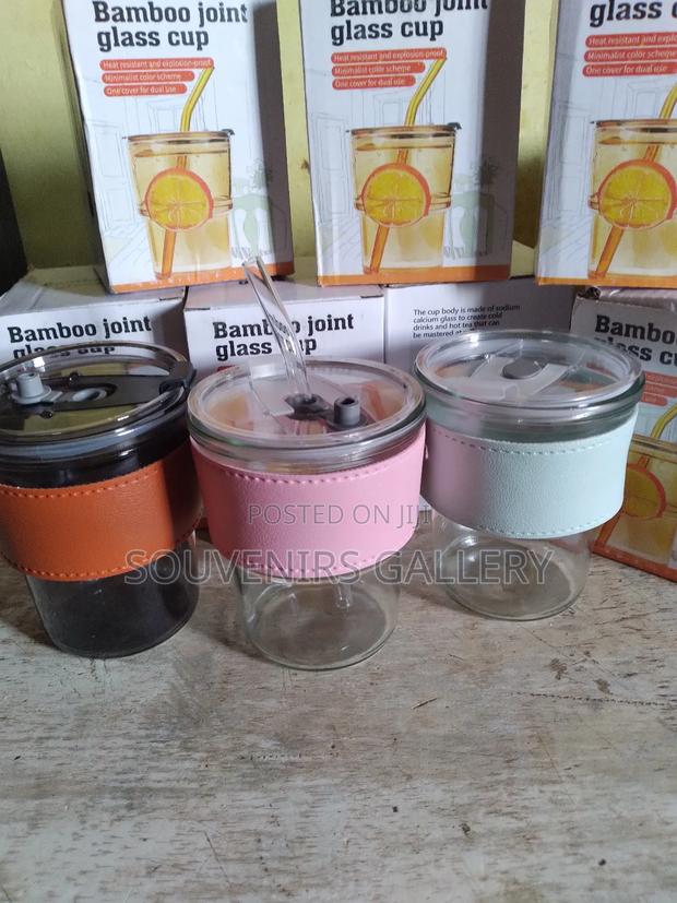 Glass Cup With Straw Can Be Branded for Souvenirs or Gift photo 4
