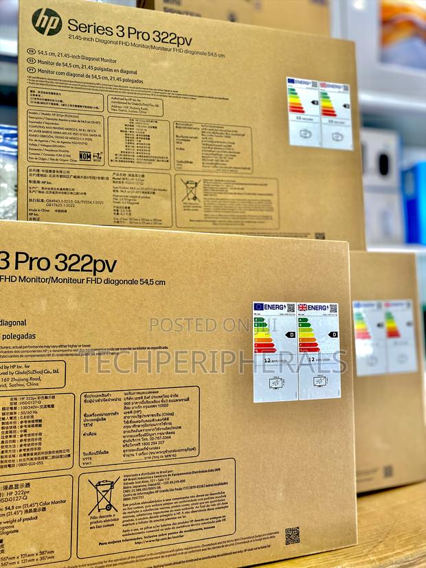 Hp Series 3 Pro 21.5 Inch FHD Monitor - 322pf