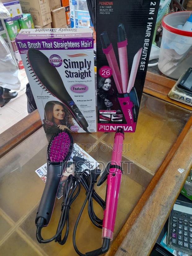 Hair Straightener Brush + 2 in 1 Straightener · Photo 2
