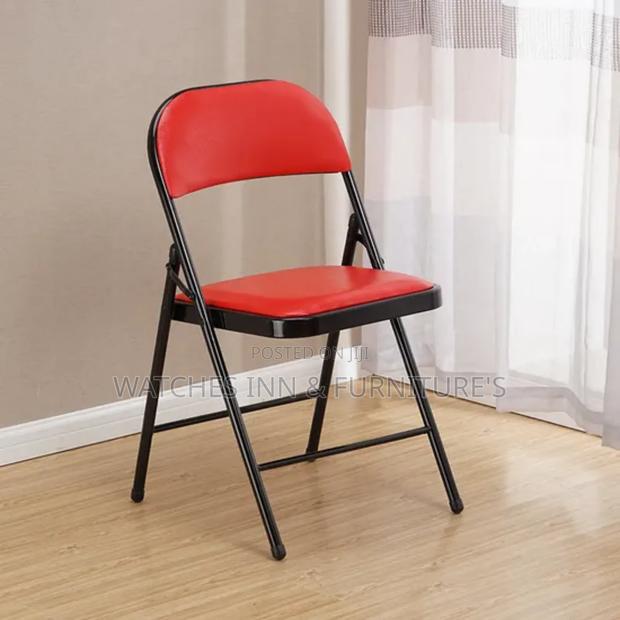 Church/ Banquet Folding Chair ( Metal Base Leather Padded ) · Photo 2