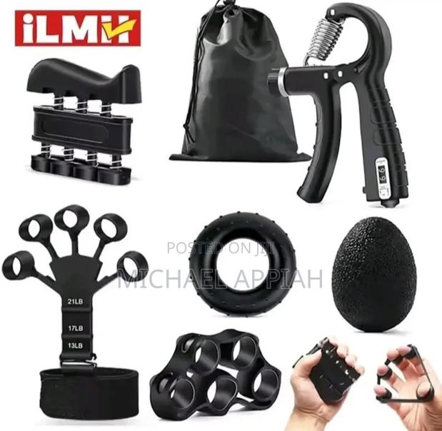 Grip Strengthener With Counter 6 in 1 Set + Mini Bag
