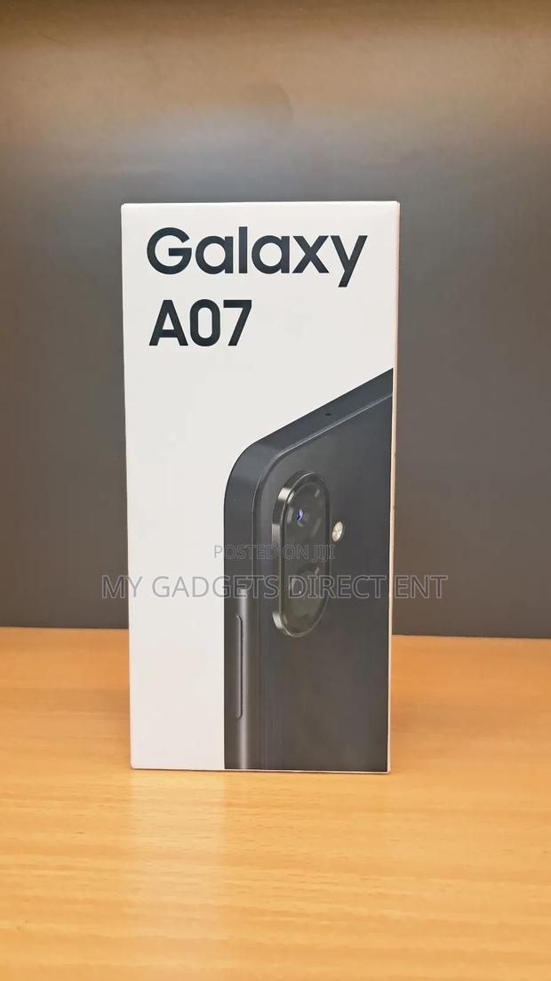 New Samsung Galaxy A07 4G 64 GB Black