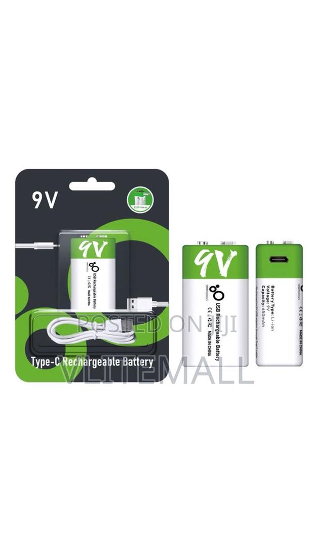 Type C 9v X 2 Rechargeable Battery · Photo 4