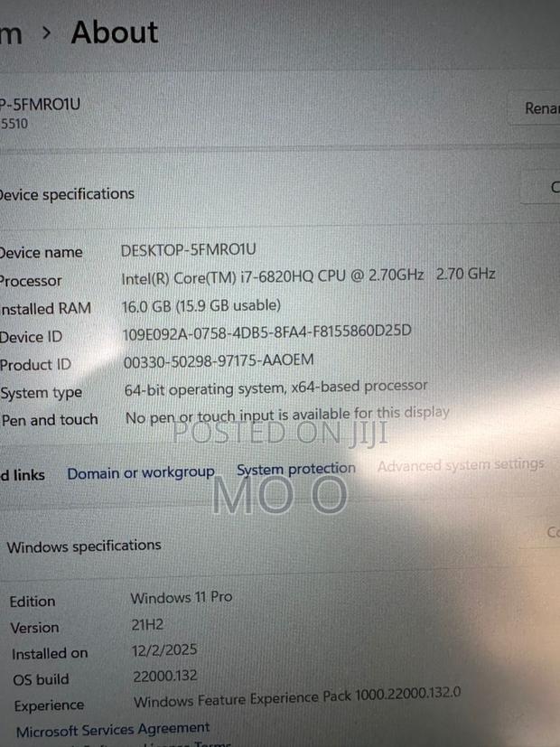 Laptop Dell Precision 15 5510 16GB Intel Core I7 SSD 512GB photo 4