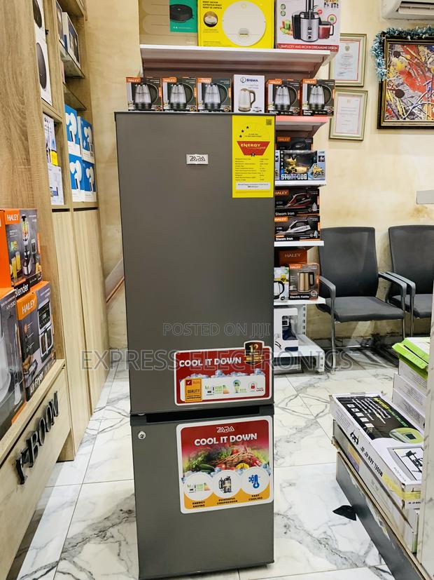 Grab The New Double Door Fridge Grey 161l Zara 240bf