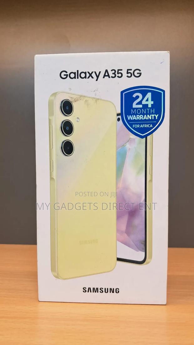 New Samsung Galaxy A35 256 GB Yellow