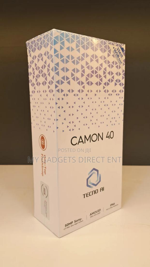 New Tecno Camon 40 256 GB Black