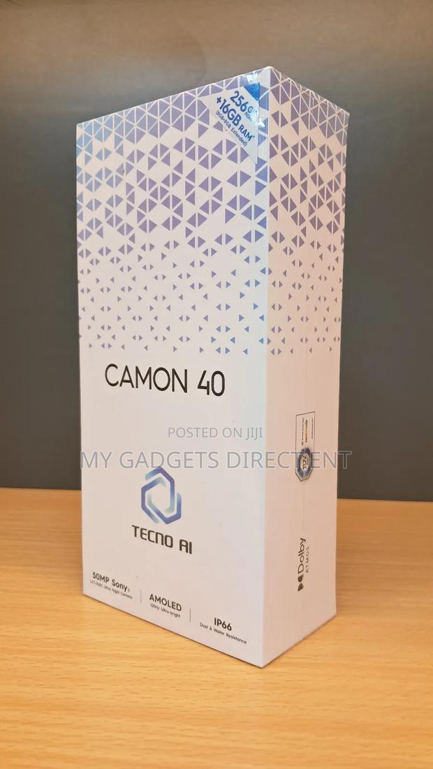 New Tecno Camon 40 256 GB Black photo 2