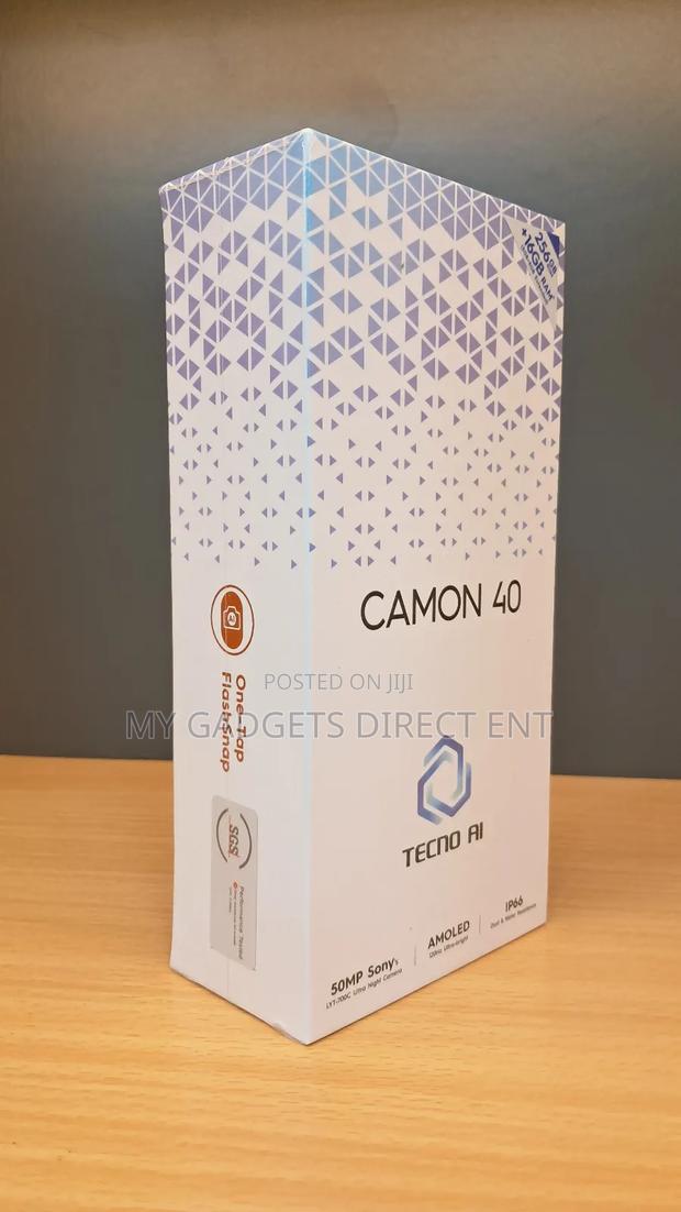 New Tecno Camon 40 256 GB Black photo 3